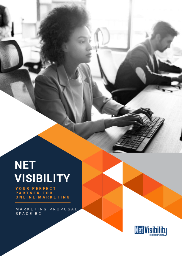 Net Visibility Sales Brochure designed by Emma Scott Web Design